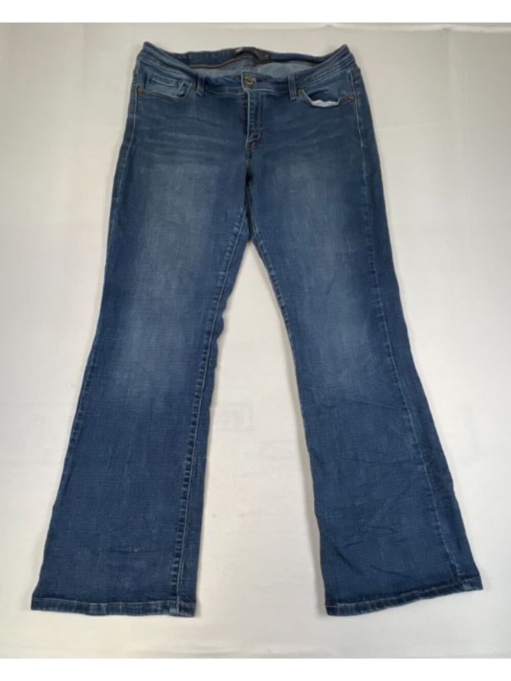 Levi's Women Size 16 Blue 529 Curvy Bootcut Denim Jeans Mid Rise Casual